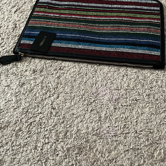 Forever 21 Square Striped Clutch - Picture 4 of 12